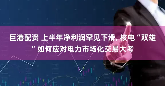 巨港配资 上半年净利润罕见下滑, 核电“双雄”如何应对电力市场化交易大考